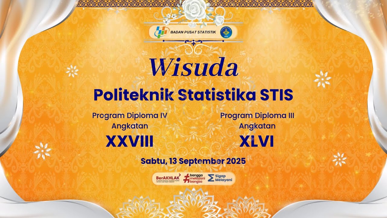 [Live] Wisuda Politeknik Statistika STIS 2025
