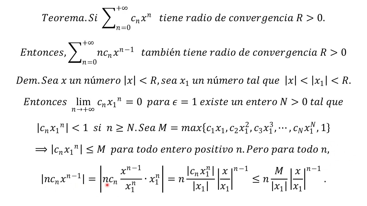 Derivando una Serie