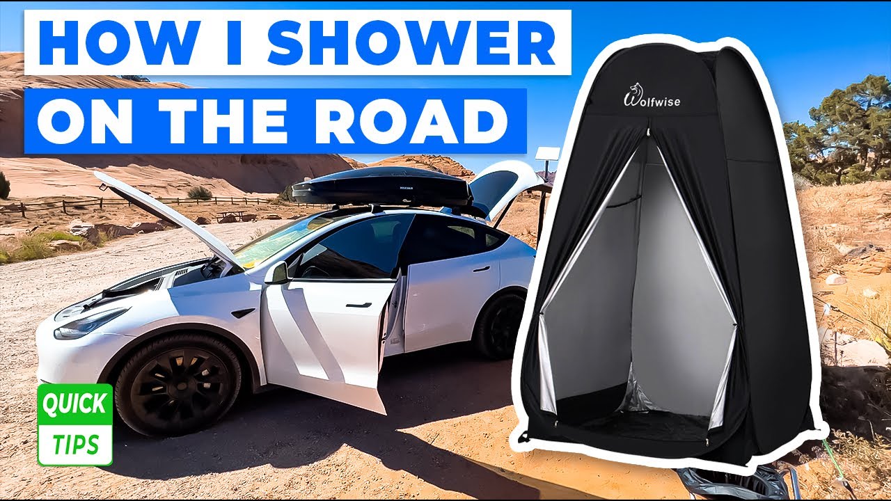 How I Shower & Use the Bathroom when Camping