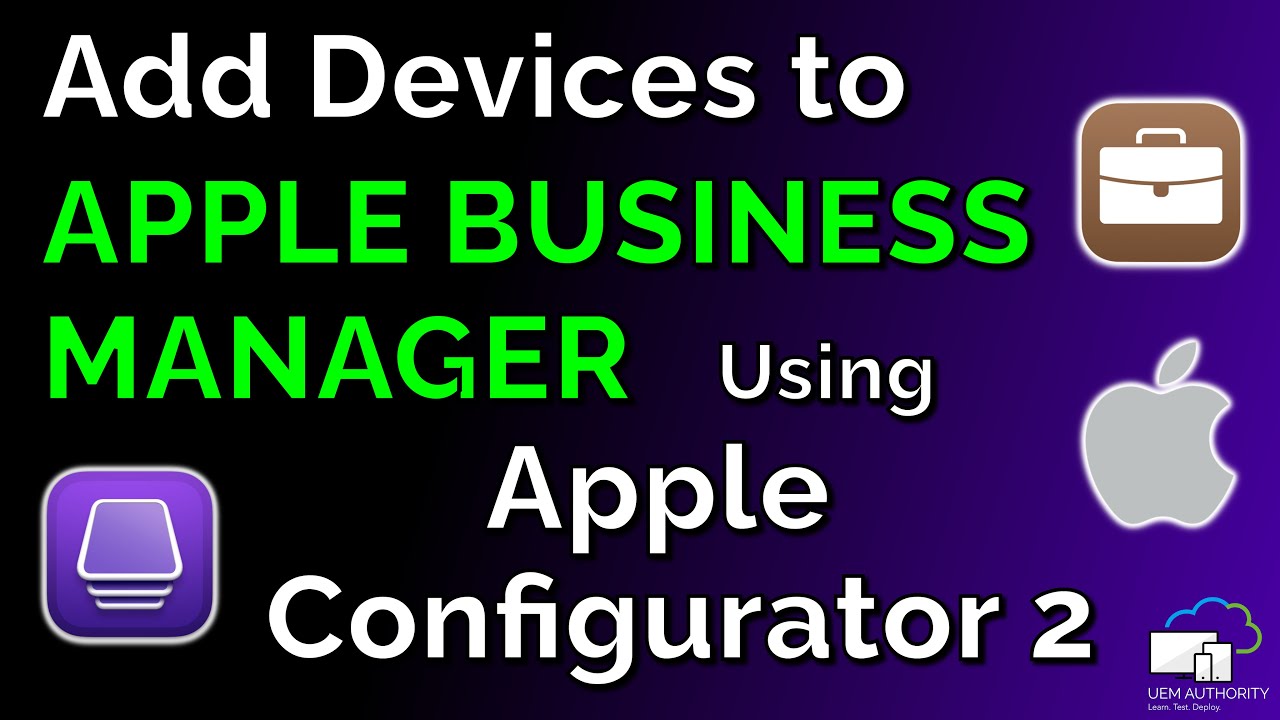 How to Add Devices to ABM with Apple Configurator 2 #apple #mdm #appleiphone