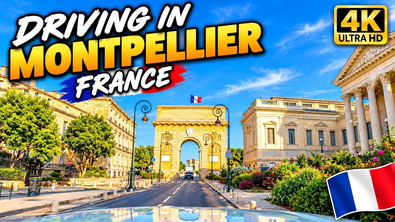 Driving in Montpellier France