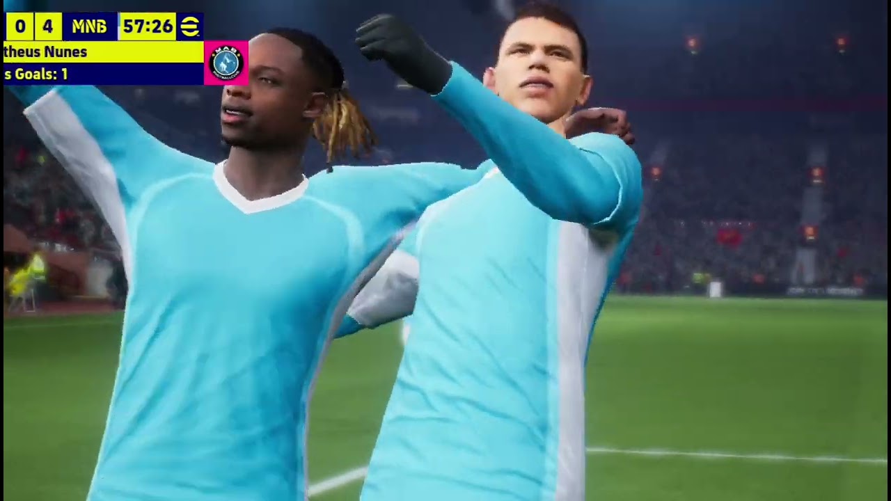 Manchester United vs Manchester City #manunited #mancity #highlights #efootball #gameplay #trending 