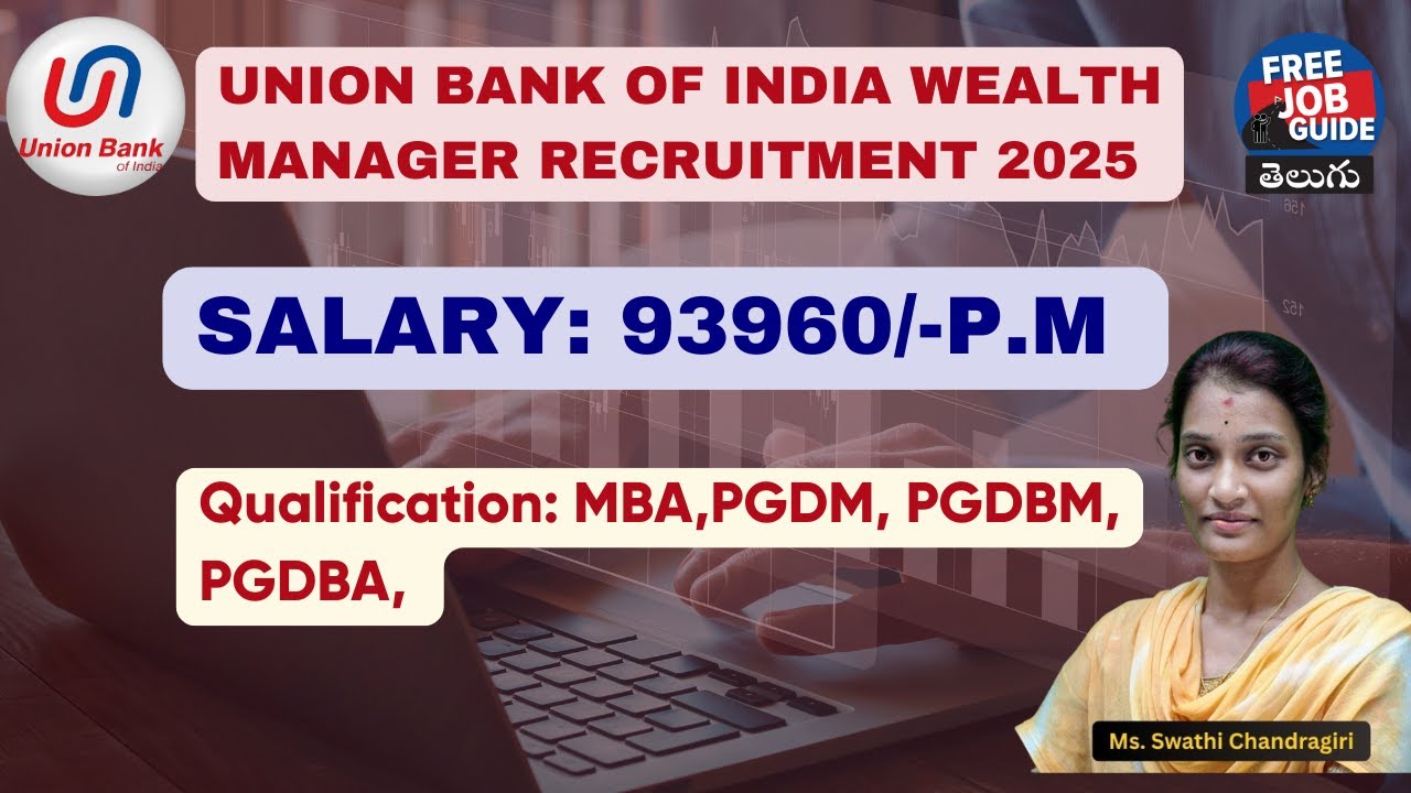 🎯 Union Bank of India Wealth Manager Recruitment 2025 &ndash; Apply Online for 250 Posts