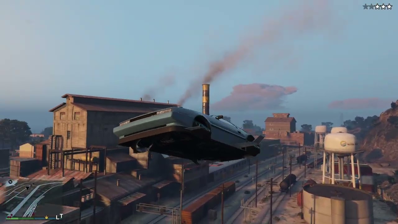 GTA 5 ONLINE GAMEPLAY / POLICE CHASE 5.STAR