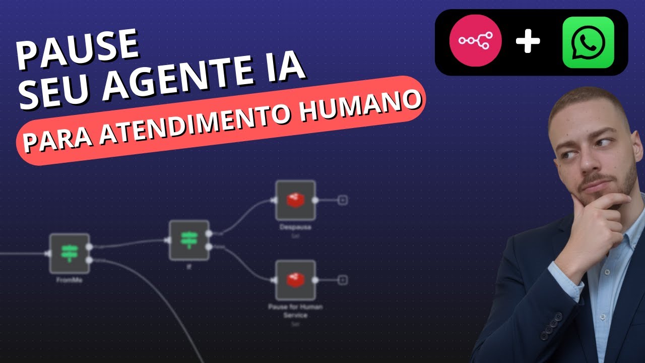 Como Pausar seu Agente IA no WhatsApp para Atendimento Humano (Tutorial N8N + Evolution API)