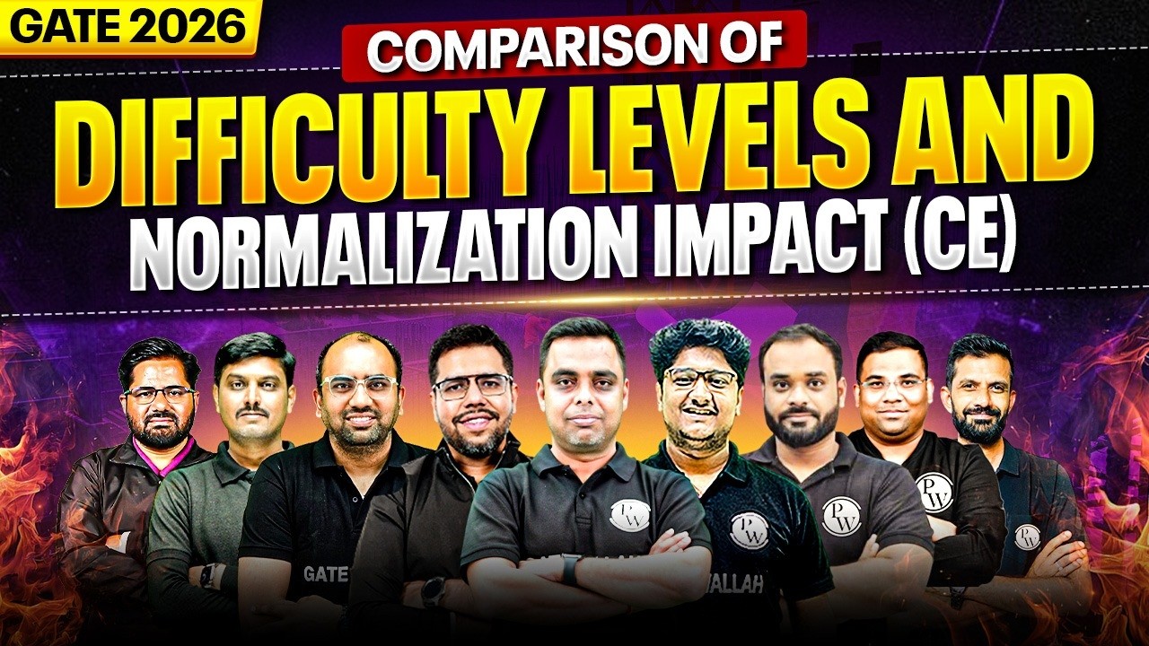 GATE 2026 Civil Engineering | Difficulty Level Comparison | Will Normalization Change Your Marks?