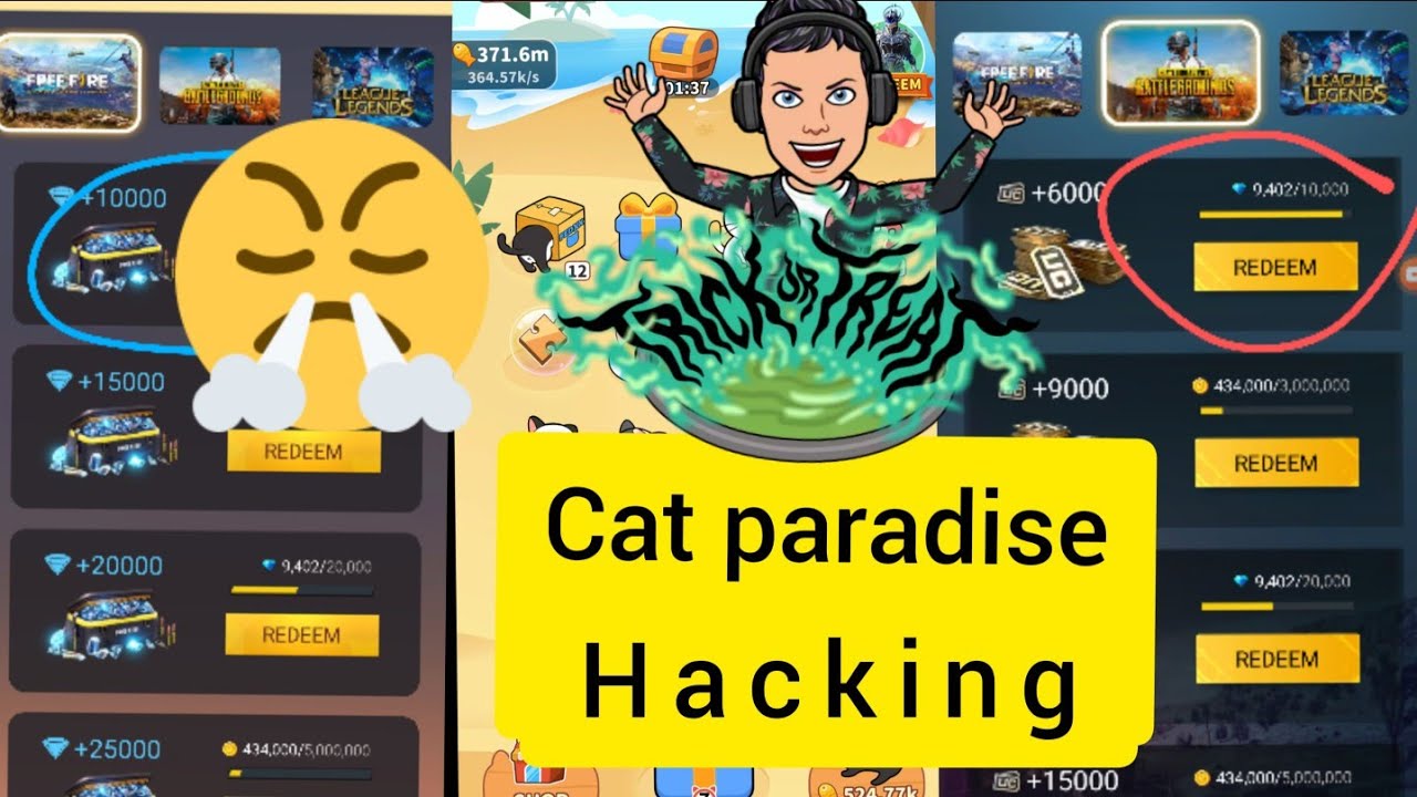 cat paradise  pubg uc /cat paradise free fire diamond  // hacking tips & trick no ads  2021