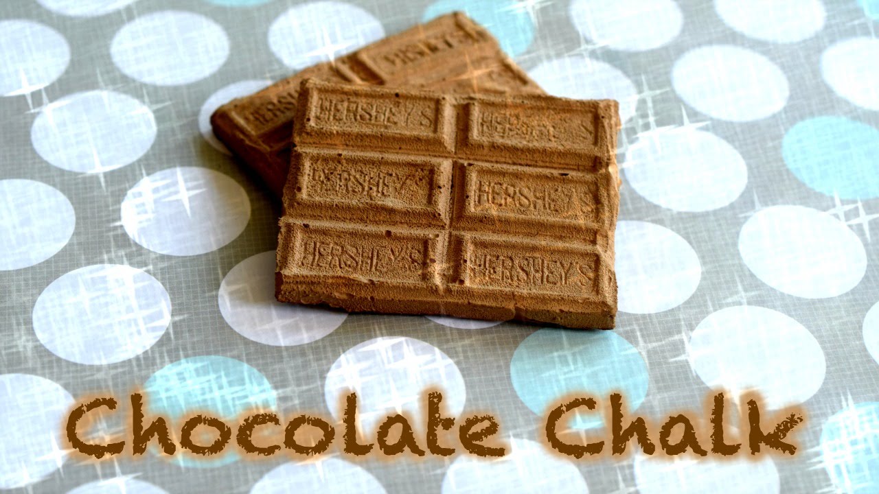 DIY Chocolate Chalk // How to Make Sidewalk Chalk Out of Chocolate! // Make a Chocolate Mold