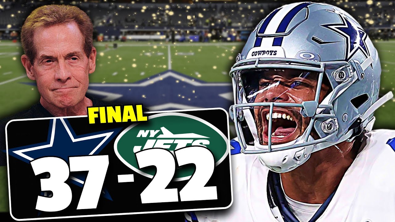 Skip Bayless Celebrates The Cowboys' MONSTER Win