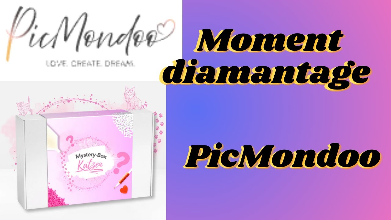 Moment diamantage avec #picmondoo box #chat #chats #cats #arttherapy #collab #diamondpainting