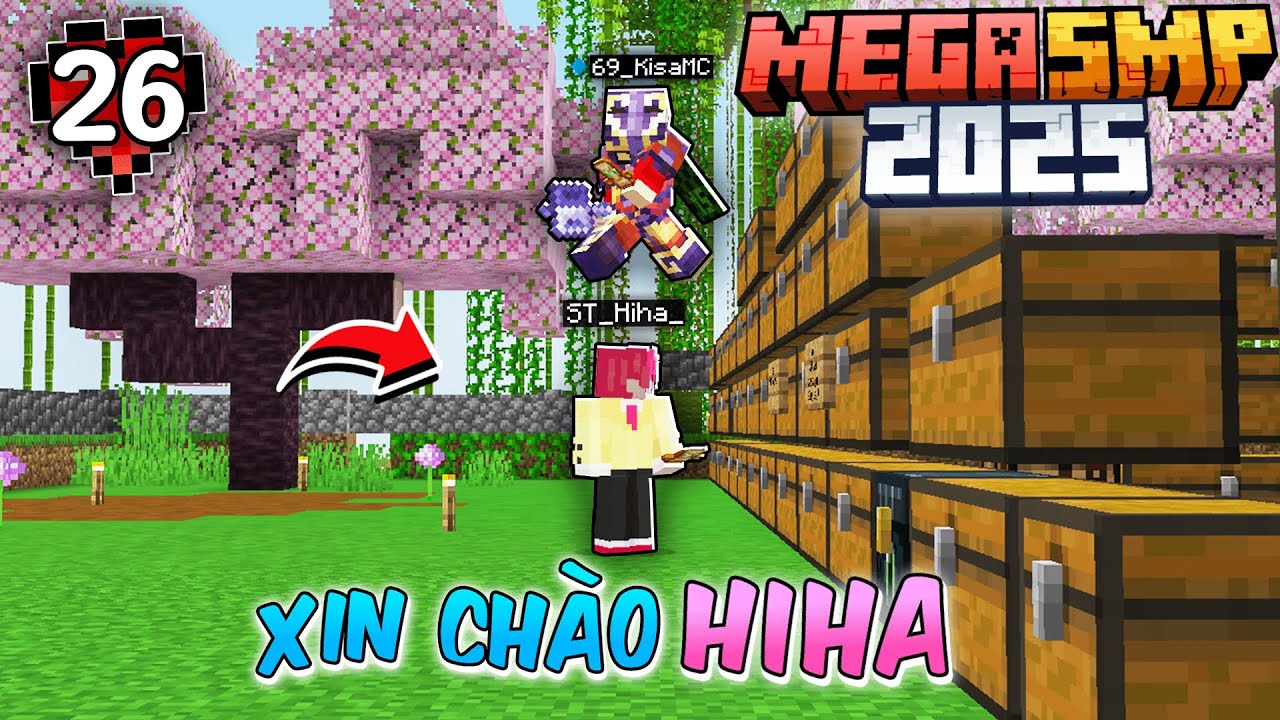 Minecraft MEGA SMP 2025 Tập 26: Đâu Là Cách Tôi Chào Thành Viên Mới ?!!