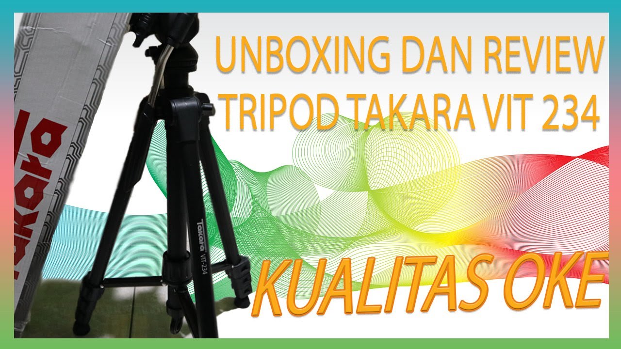 Unboxing dan Review Tripod Takara VIT 234 Murah Berkualitas