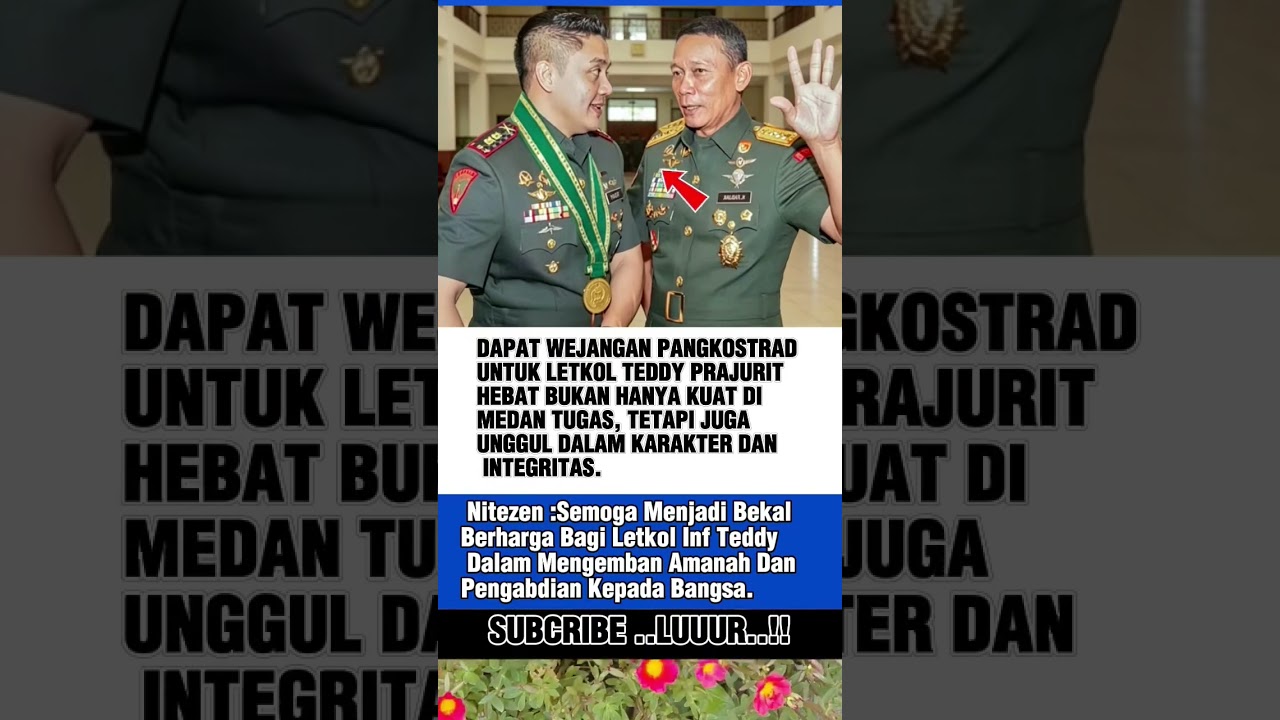 Letkol Teddy Dapat Wejangan !! #kabarindonesiaterkini #berita #beritaterkini #news #tni #update #tv