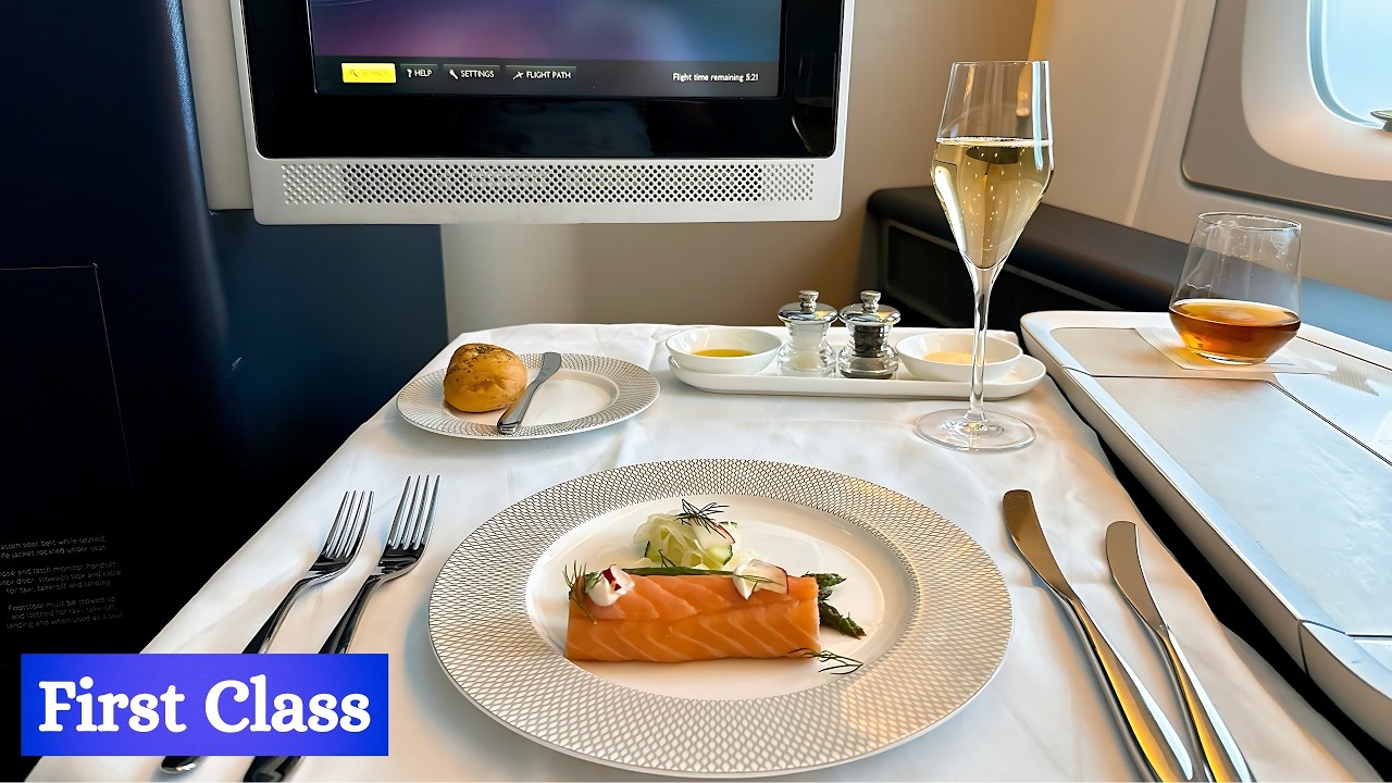 $13,489 British Airways A380 First Class | London🏴󠁧󠁢󠁥󠁮󠁧󠁿 to Boston🇺🇸 Flight | 4K Full Review