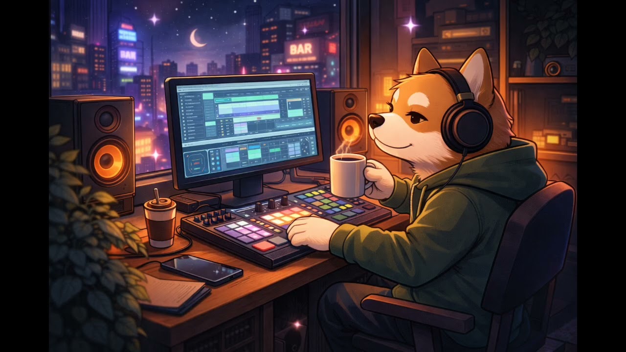 🌙 Midnight Reverie | 1 Hour Urban Lo-Fi Sleep & Relax Mix 🌌