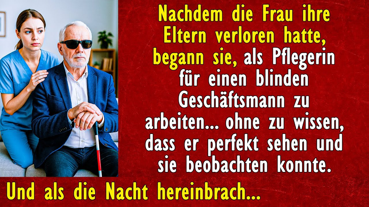 Die Frau arbeitete als Pflegerin für einen blinden Geschäftsmann, ohne zu wissen, dass er perfekt...