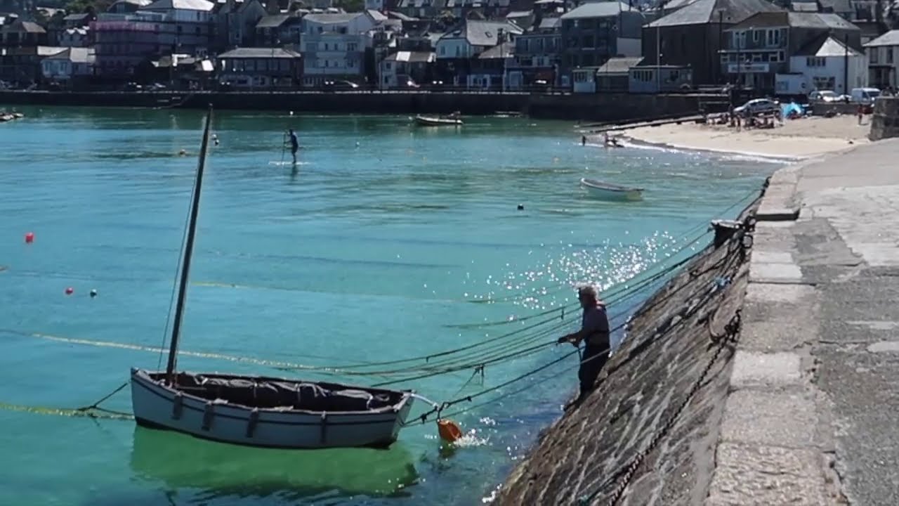 A wander around sizzling St Ives, Cornwall in summer 2020 (Filmed June 2020)