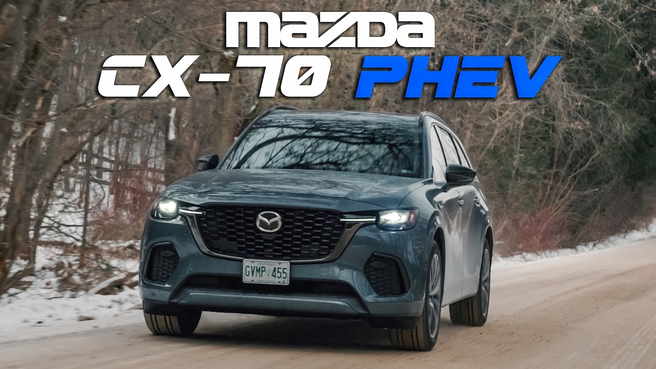 2025 Mazda CX-70 PHEV // 53 MPG!!! Cold Weather Test – How Bad Is the Range Loss?
