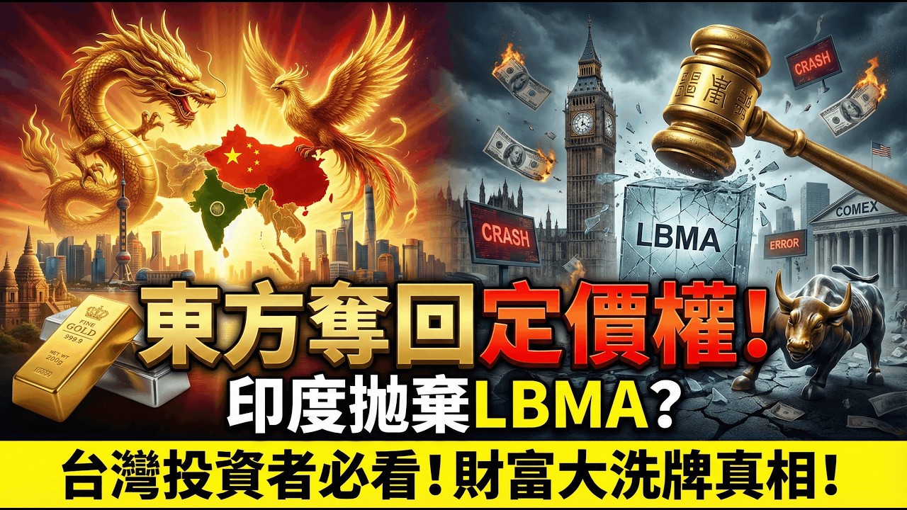 東方強勢奪回定價權！印度拋棄LBMA，上海金交所驚現巨額溢價，紙白銀帝國即將崩塌！ #黃金 #定價權 #上海黃金交易所 #LBMA #財富轉移