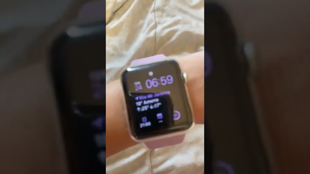 Apple Watch s&eacute;rie 3 42mm vale muito a pena ainda 😍 estou amando .