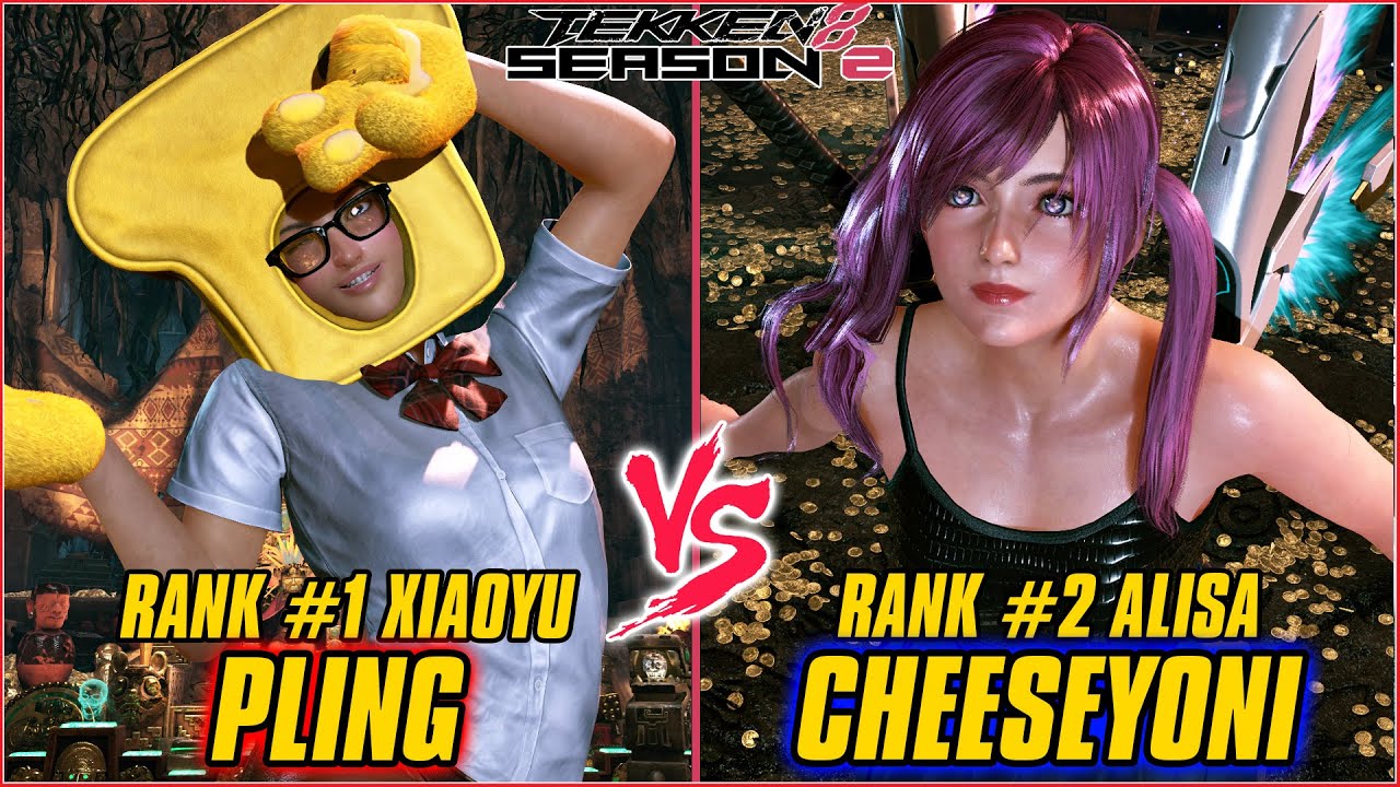 TEKKEN 8 | PLING (RANK #1 XIAOYU) vs CHEESEYONI (RANK #2 ALISA) | TEKKEN 8 RANKED MATCH
