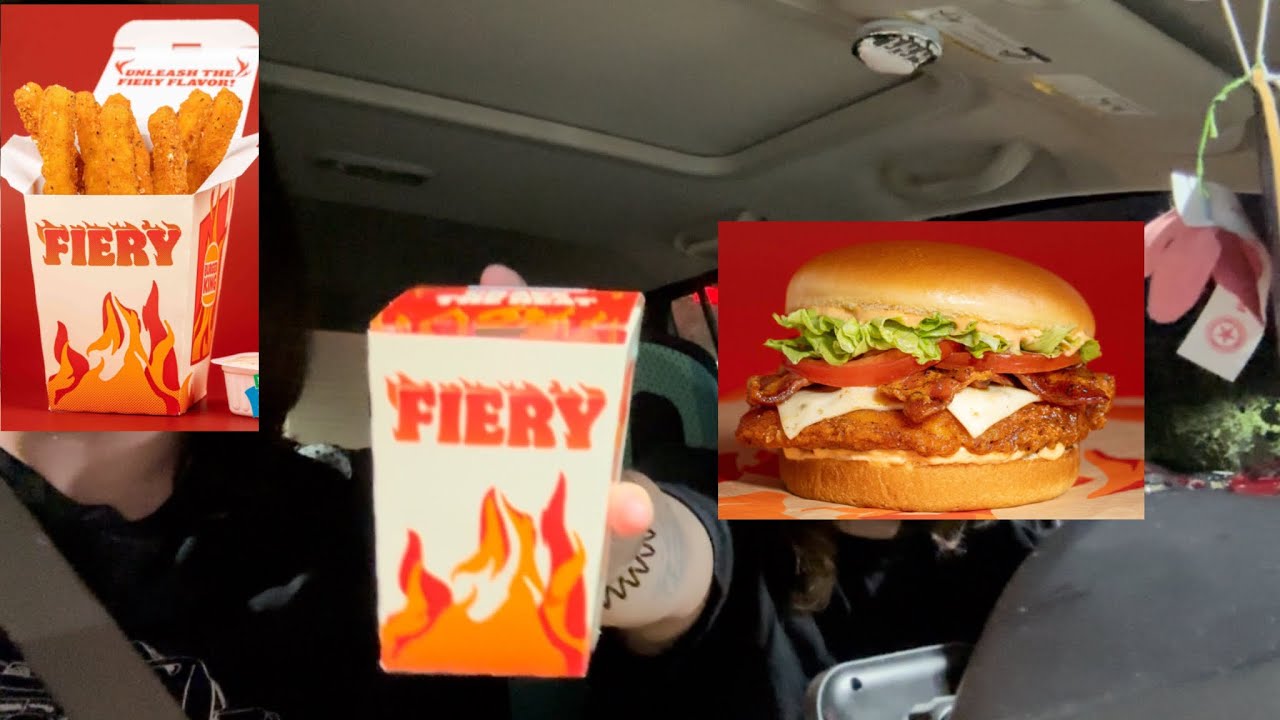 BURGER KING NEW FIREY MENU + TARGET RUN