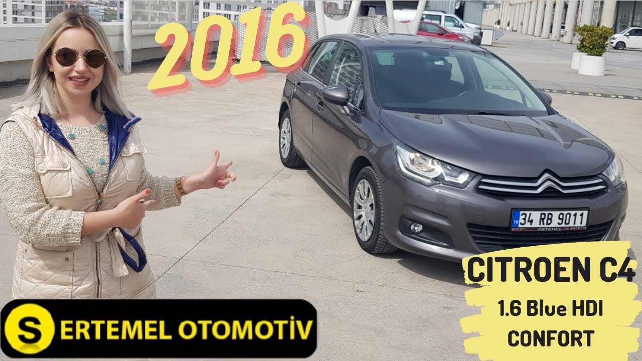 CITROËN C4 CONFORT 1.6 Blue HDI 2016 Inceleme - ERTEMEL OTOMOTIV