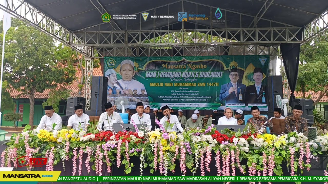 MAN 1 REMBANG NGAJI DAN BERSHOLAWAT TAHUN 2025
