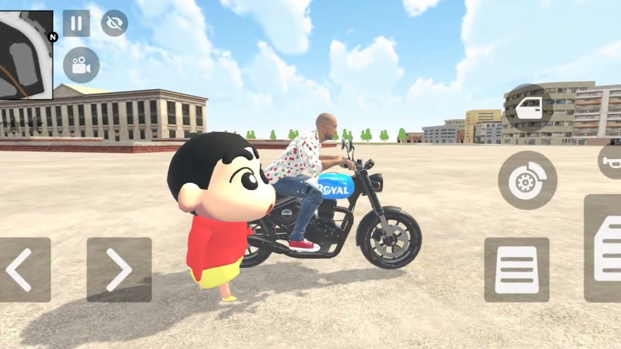 Franklin shinchan and doraemon new Brand train 🚂 Indian theft auto simulator 🤯