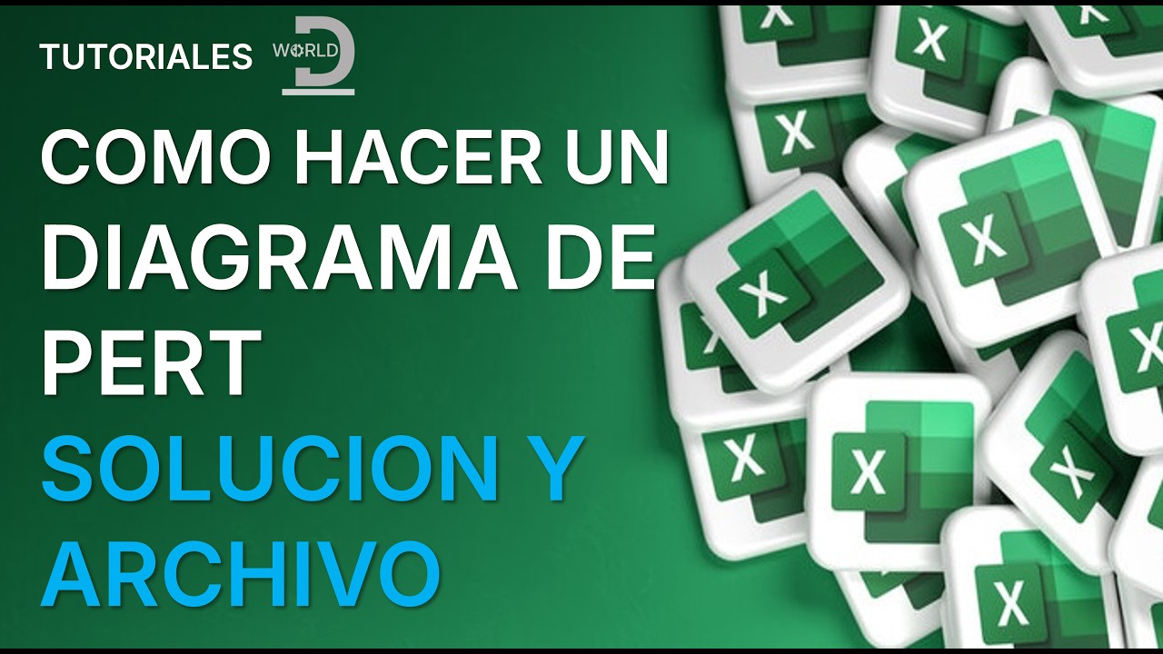 Como hacer un DIAGRAMA PERT fácil Ejercicio Solucionado