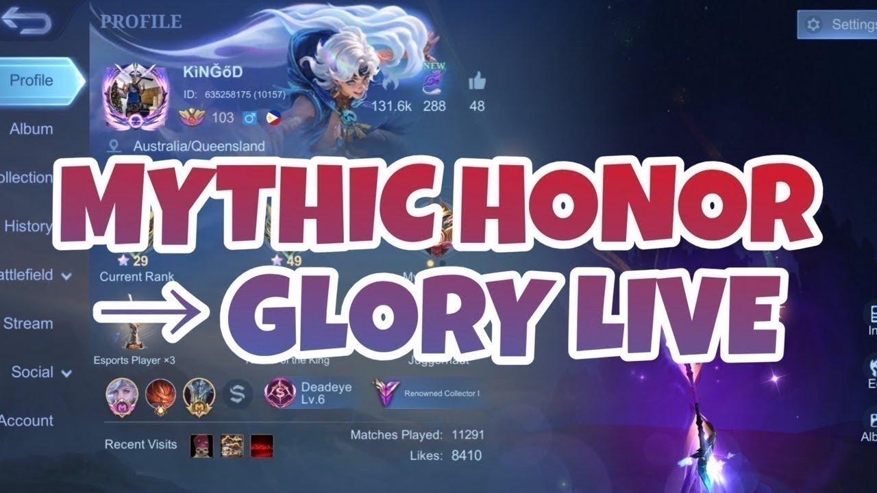 LIVE 🔴 Mythic Honor → Mythical Glory Push | Mobile Legends Rank Grind | Road to Glory