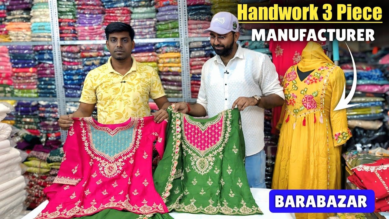 Barabazar Kurti & Suits Manufacturer // Kolkata Handwork Kurti Wholesaler - New Designs 2026 😱😱