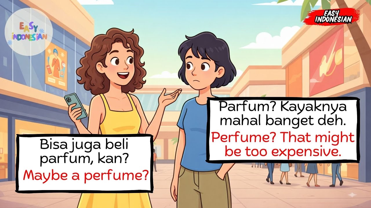 Indonesian Speaking Practice | Buying a Gift for a Friend