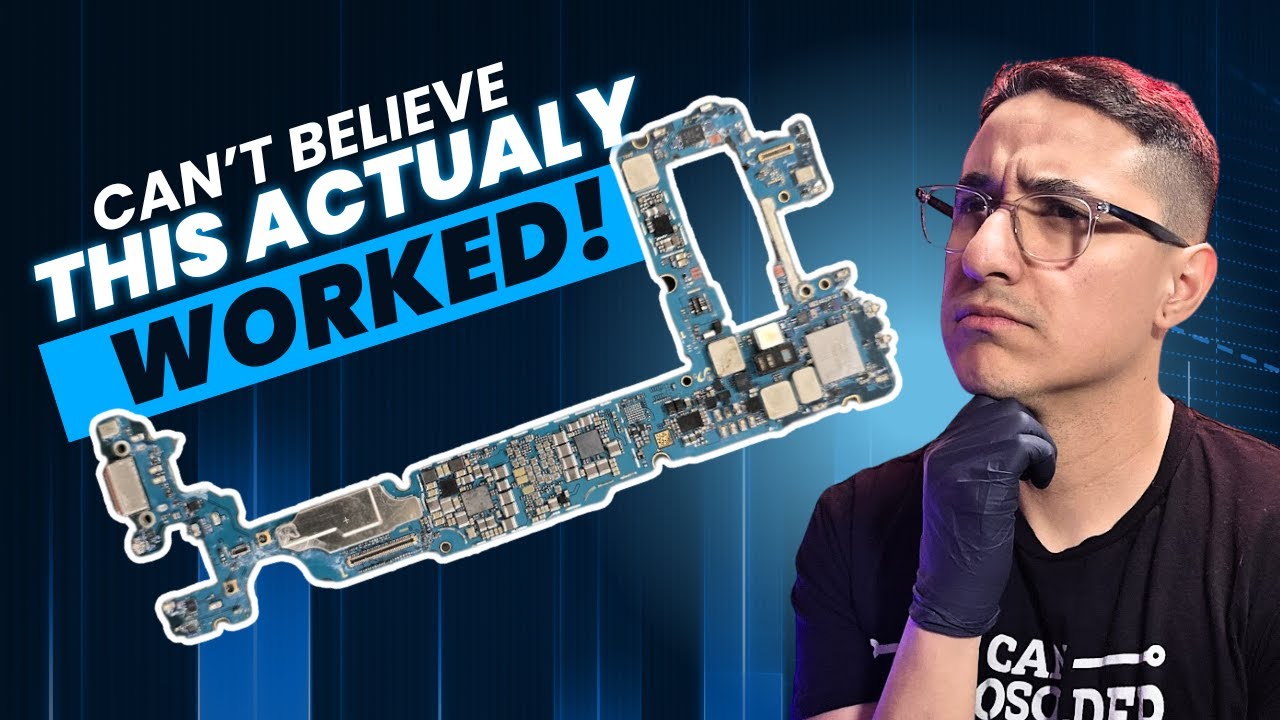 Crazy Water Damage Repair! This Samsung Galaxy S10 was completely water logged & data was saved!