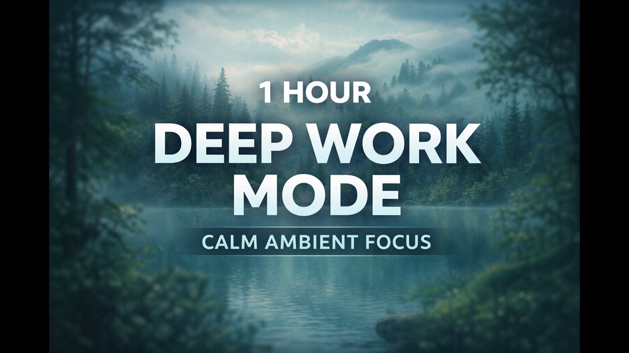 🎧Deep Work Music | 1 Hour Ambient Focus Soundscape
