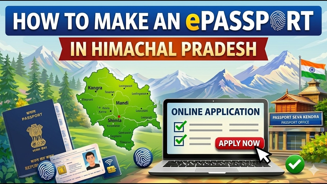 How to Make an ePassport in Himachal Pradesh |Online ePassport Application |New Passport Application
