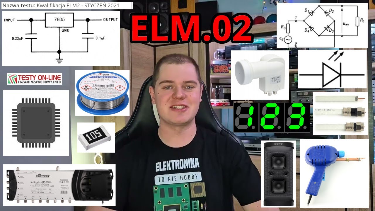 Egzamin zawodowy ELM.02 2021 - omówienie odpowiedzi Elektronik