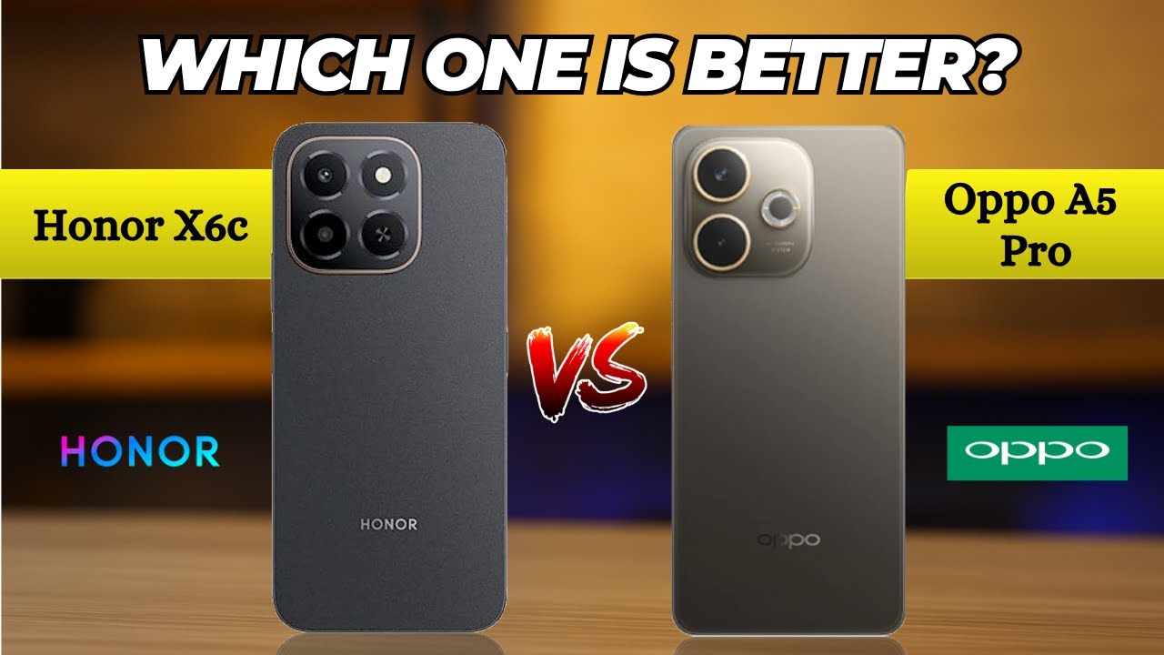 Honor X6C vs Oppo A5 Pro  |  DETAILED COMPARISON