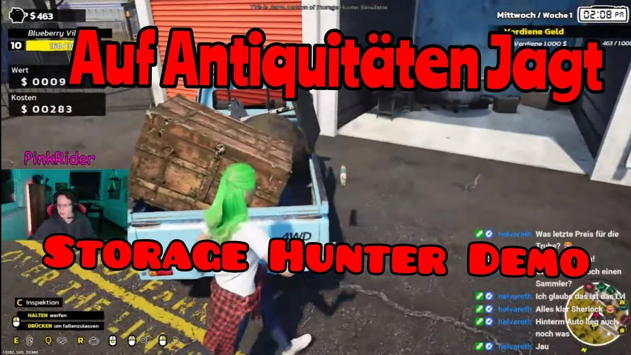 Geld Geld Geld/ Waffen fund/Storage Hunter Simulator Demo /Teil2-3