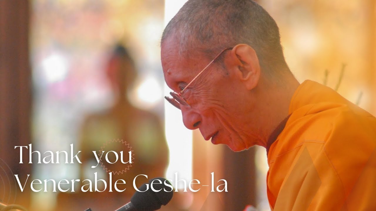 Thank you Geshe-la - Fall Festival 2022