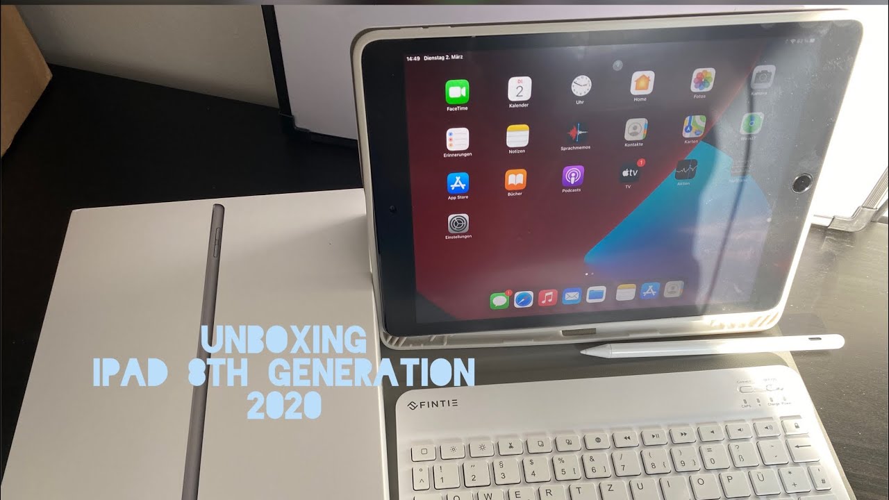 iPad 8th generation 2020 🍎 Unboxing +accessories