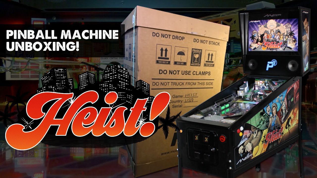 Распаковка пинбольного автомата Heist! (Multimorphic P3, 2020)