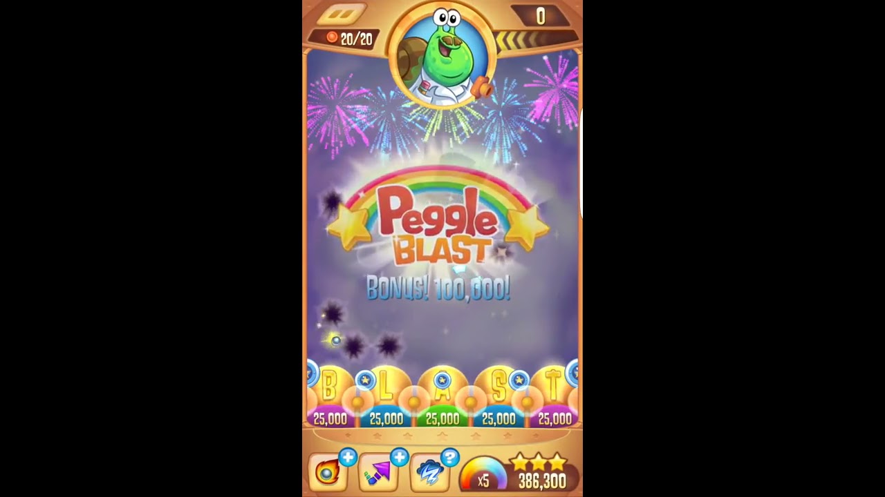 Peggle Blast Level 99 [3 Star] 100% Clear (No Power-ups)