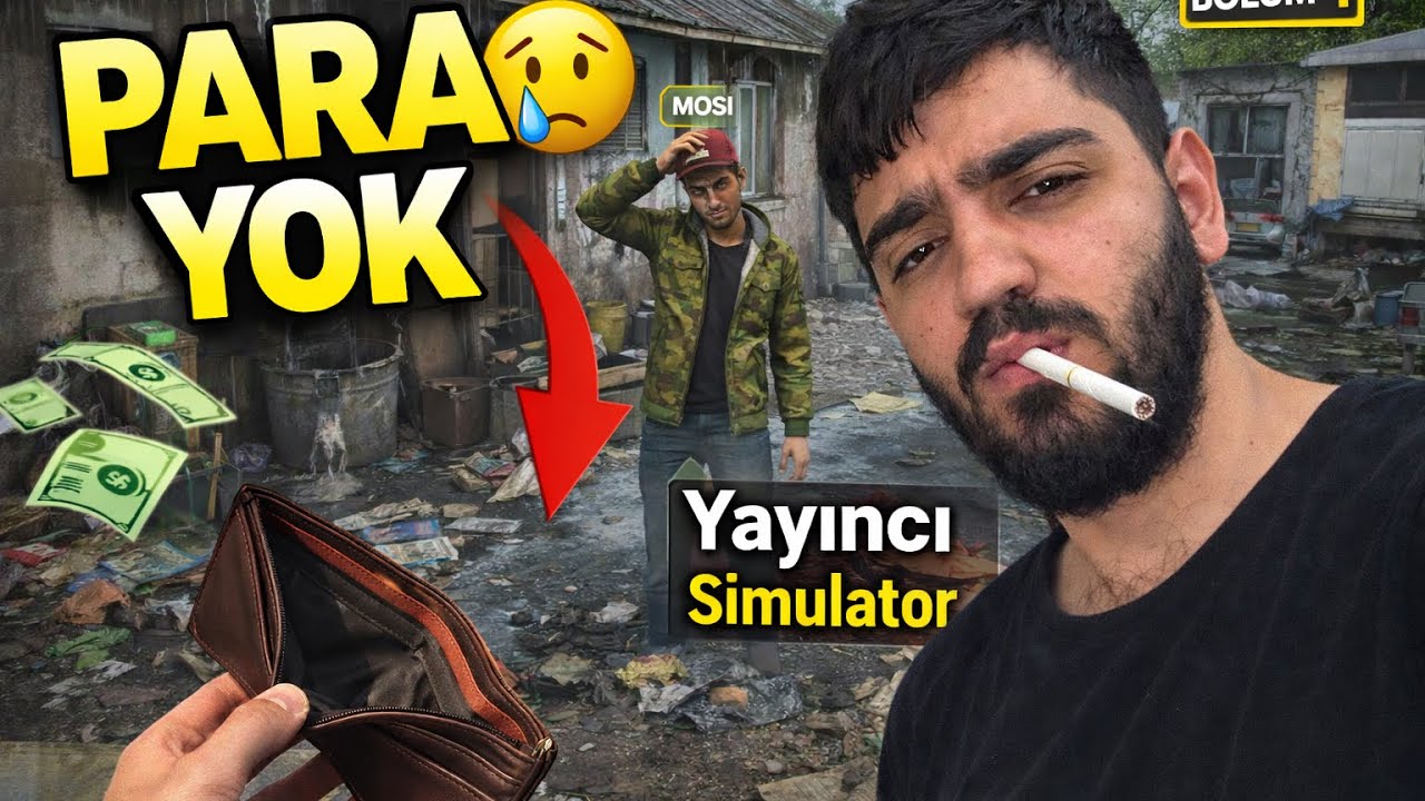 Parasız Kaldım, Yayıncı Oldum 😭 | Yayıncı Simulator
