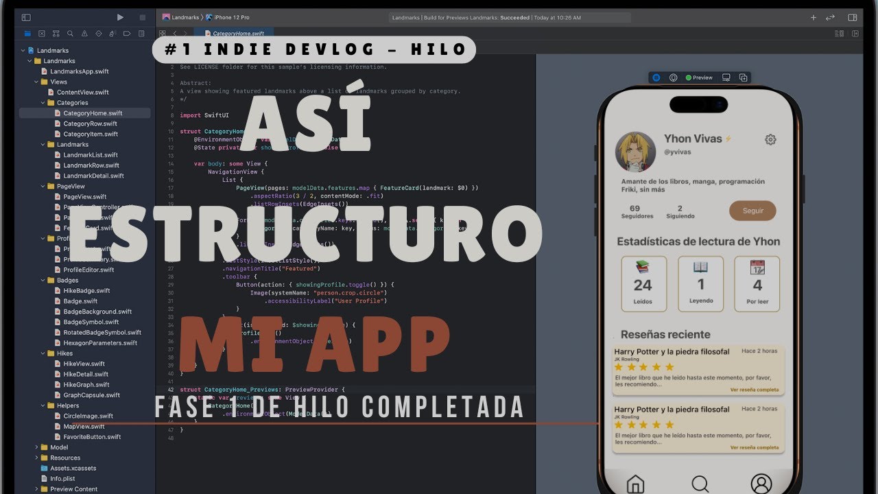 ASÍ ESTRUCTURO MI APP | HILO - Indie Devlog #1