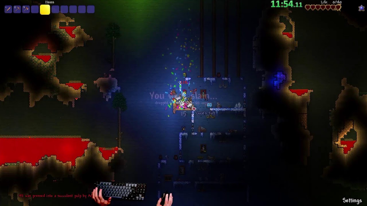 Terraria Chaos seed - everything minus skylock