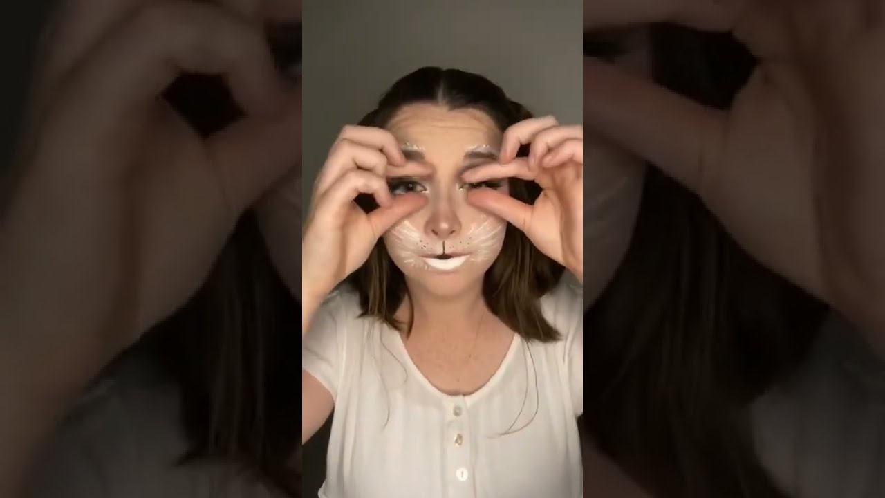 THUMPER MAKEUP REMOVAL#shorts #makeup #reverse #danisface