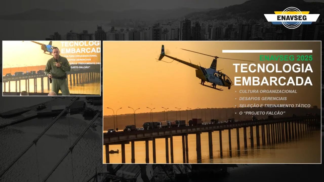 Projeto Falcão — Tecnologia e Doutrina na Aviação de Segurança Pública | ENAVSEG 2025