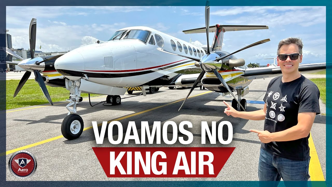 É seguro voar no KING AIR? Conheça esse incrível AVIÃO TURBOÉLICE