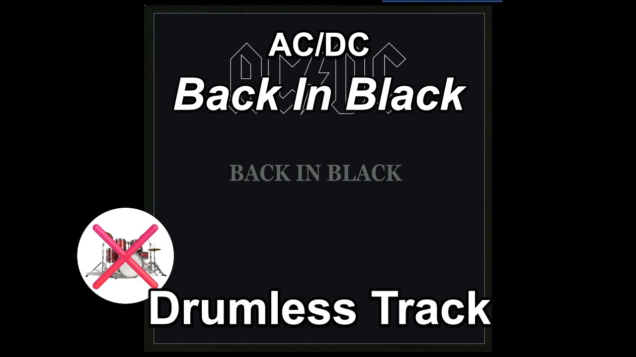 AC/DC - Back In Black - Drumless Track
